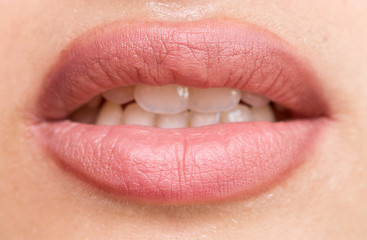 Obraz premium Beautiful woman lips