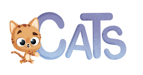 gato con texto de cat