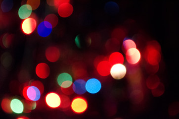  Christmas tree lights background