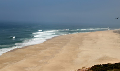 Beautiful view of Nazare, Portugal