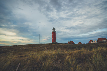 Landscape Texel the biggest wadden island of the Netherlands