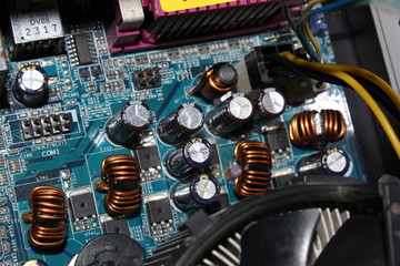 Macro placa electronica