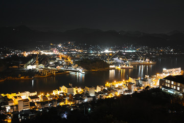 尾道水道の夜景