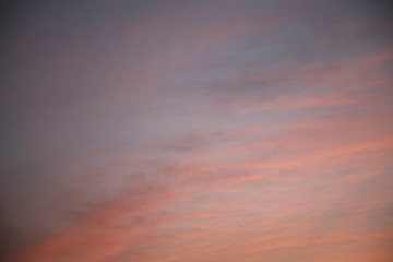 Best clouds and sky color image. The most beautiful abstract sky background. Clouds and pictures of different kinds. Sunset. The sun  rays in the evening.