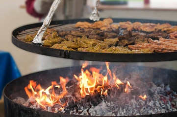 Barbecue, Grillen, Buffet