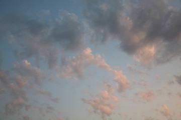 The wind brought clouds to the sky. A beautiful abstract sky background soars easily in the sky. The best pictures of the clouds we see across the sky.