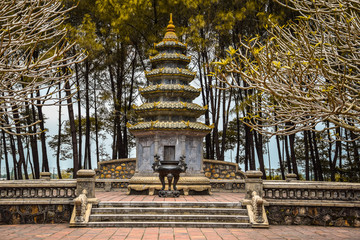 historic temple in Vietnam