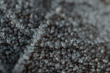 Macro Frost Crystals