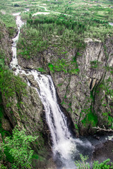 Fototapeta na wymiar Vøringsfossen waterfall in Norway