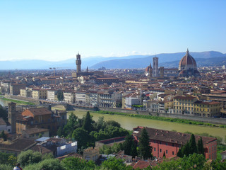 Obraz premium Panorama of Florence from Piazzale Michelangelo.