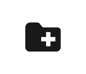 create new folder icon vector