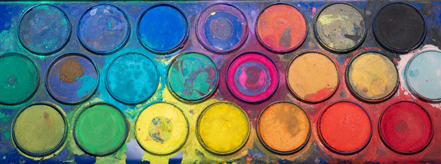 Farbskala - Wasserfarben zum malen