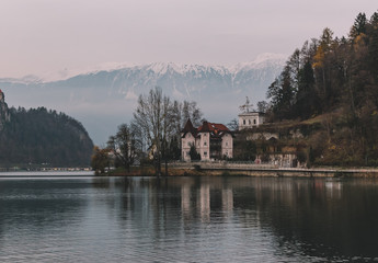 lake bled in slovenia