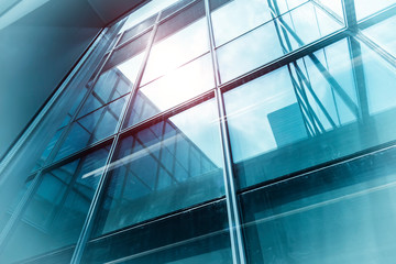 Architecture details Modern Building Glass facade Business background