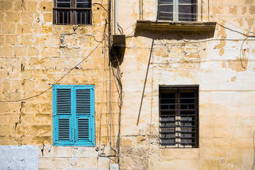 Obraz na płótnie Canvas Antique city building in Valletta,Malta Europe