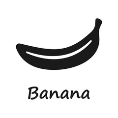 Banana vector icon
