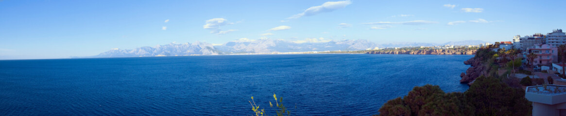 Naklejka na ściany i meble Panorama of Antalya Bay
