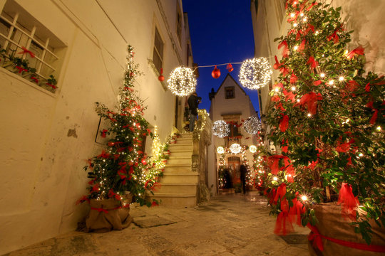 Natale a Locorotondo, Puglia