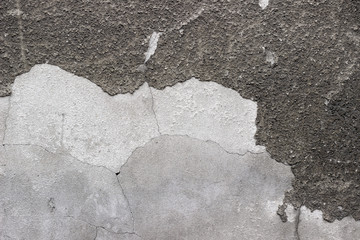 Wall plaster cement stains markings cracks detail close up