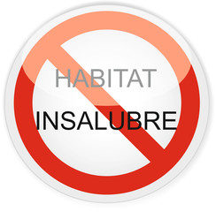 panneau habitat insalubre