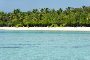 Paradise Island in Maldives