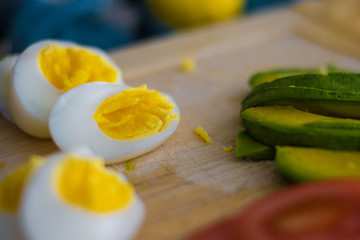 egg and advocado