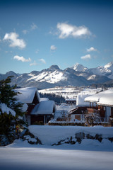 winter landscape Reit im Winkl, bavaria, alps