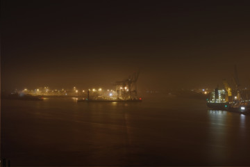 Fototapeta na wymiar Hafen Hamburg