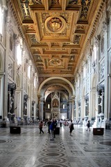 Cathedral of the Most Holy Savior and of Saints John the Baptist and the Evangelist in the Lateran, rome, italy,  papal major basilicas, church,  Catholic building, 