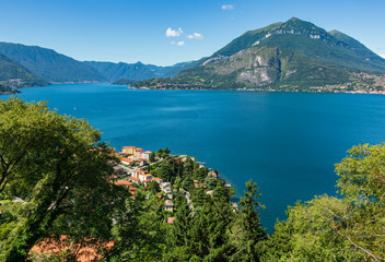 Fototapeta premium Lake Como summer view, Italy
