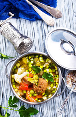 soup with vegetables