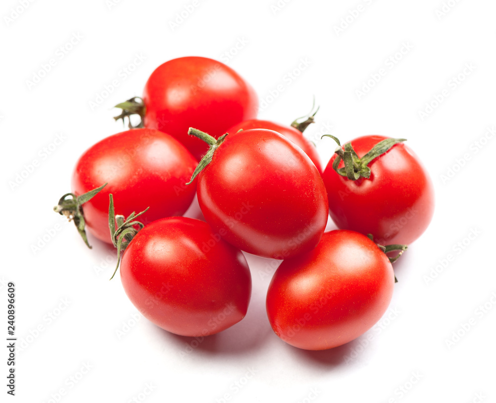 Sticker Group of fresh cherry tomatoes