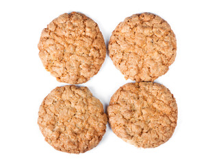 Group of oatmeal cookies