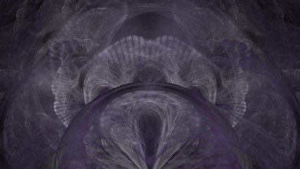 Obraz premium Dunkelviolette symmetrische Grafik