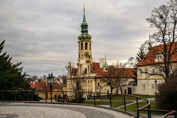 Blick auf die Prager Loreto in Prag Tschechien