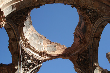 Pueblo destruido por la guerra civil, Belchite España