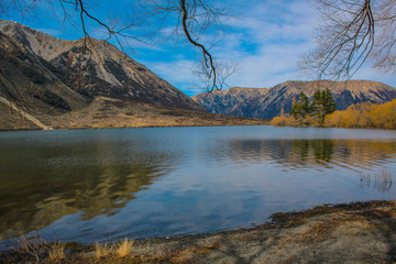 Lake Pearson / Moana Rua Wildlife Refuge, South Island, New Zealand