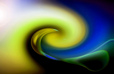 Illustration abstraction whirl spiral spun fantastic,colorful background