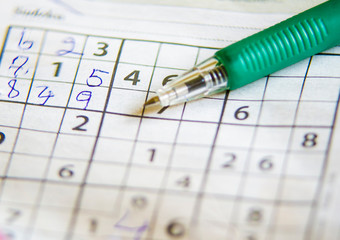 Sudoku for training the brain
