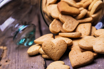 gingerbread in a glass jar
