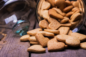 gingerbread in a glass jar