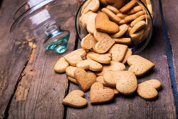 gingerbread in a glass jar