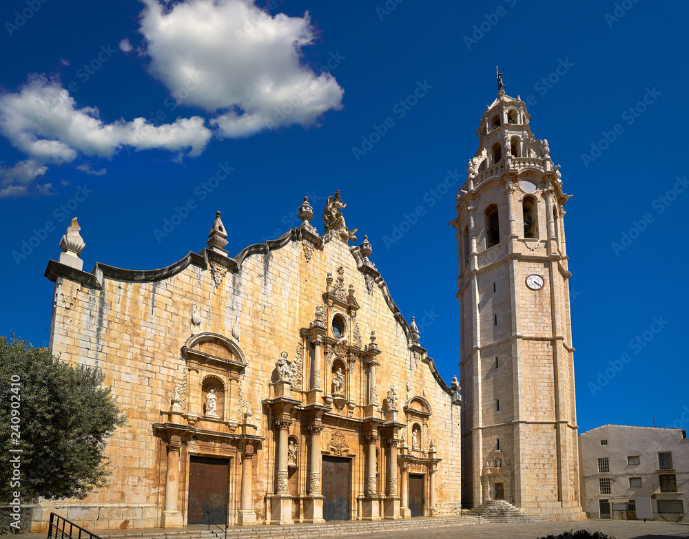 Sticker Alcala de Chivert Xivert church In Castellon