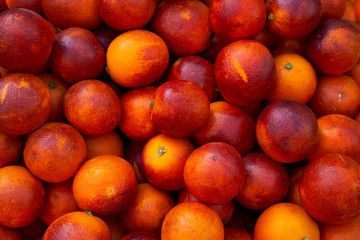 red bloody oranges from Mediterranean