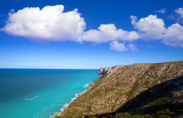 Fototapeta na wymiar Cabo san Antonio Cape in Denia Spain