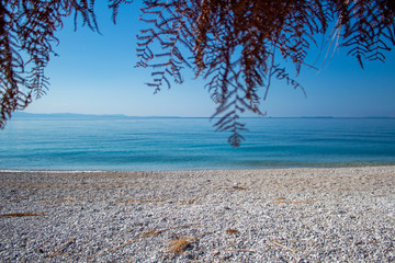 qeparo village beach located in south Albania between vlora and saranda