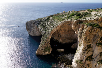 Steilküste an der Blauen Grotte