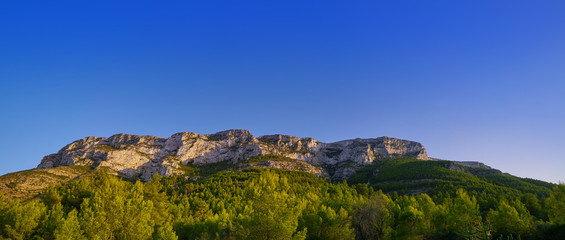 Montgo mountain in Denia of Spain