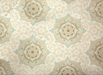 Graue vintage Tapete mit Blumenmuster Hintergrund
