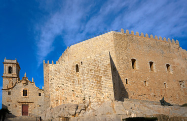 Naklejka premium Ermitana church in Peniscola of Castellon